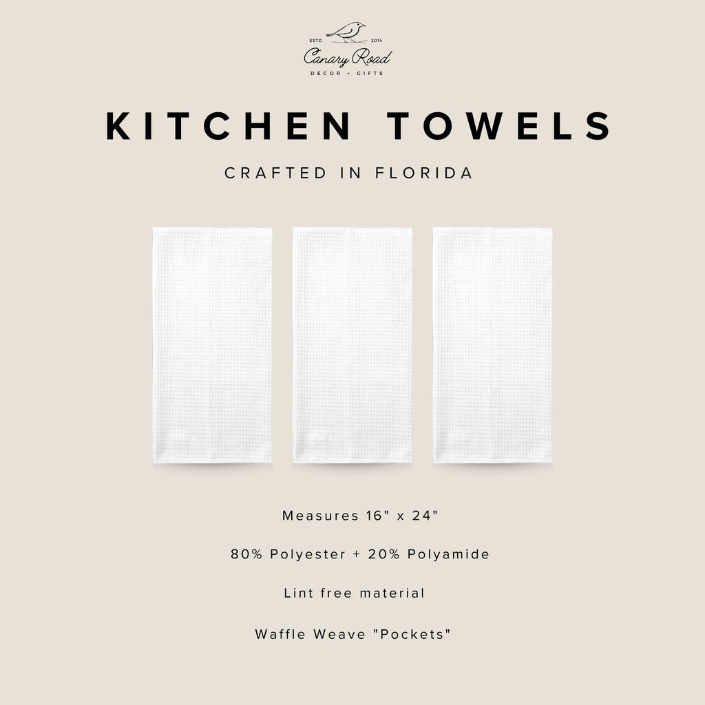 Strawberry Summer Fruit Market Berry Kitchen Towel Waffle