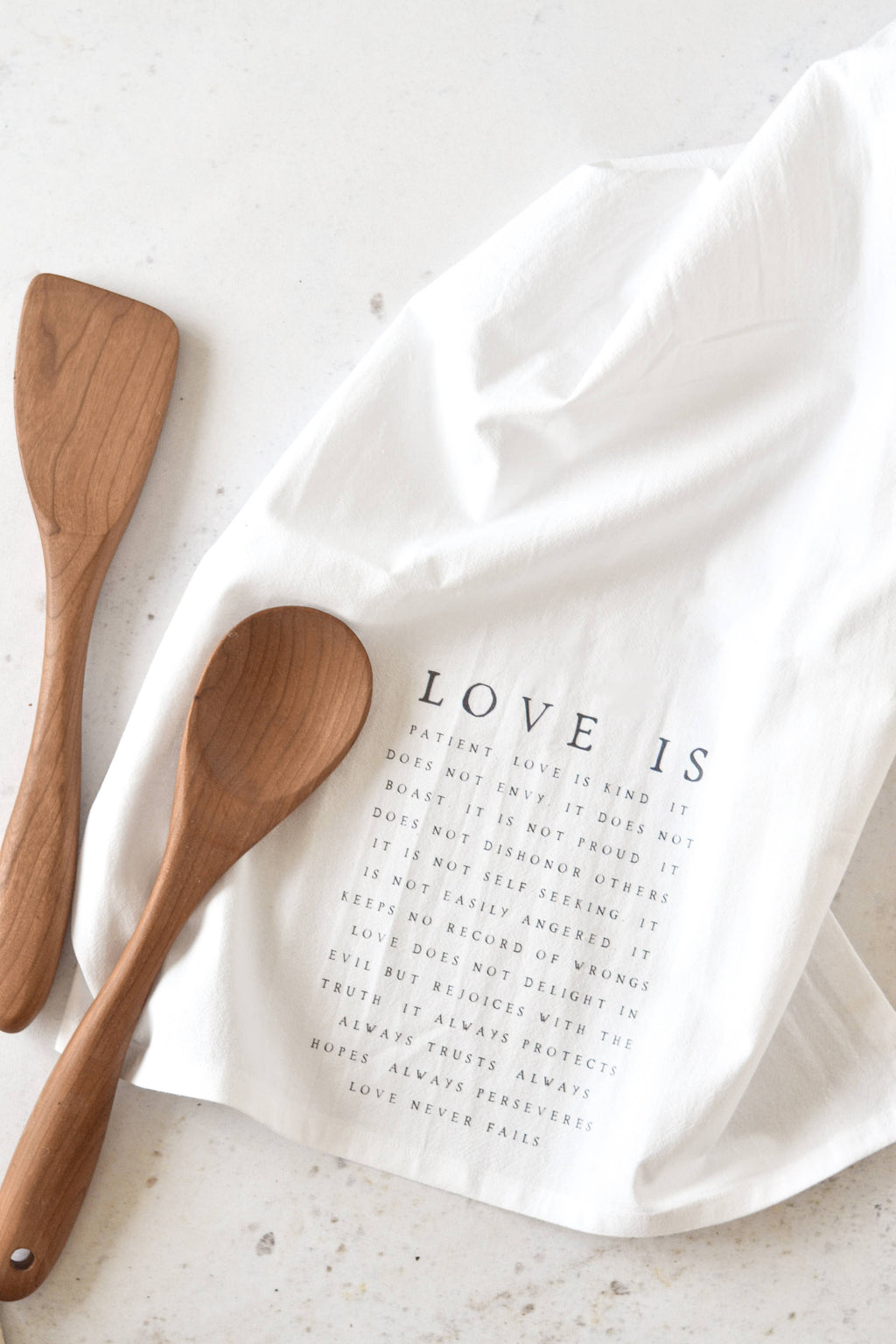 Love Is Patient Kitchen Tea Towel