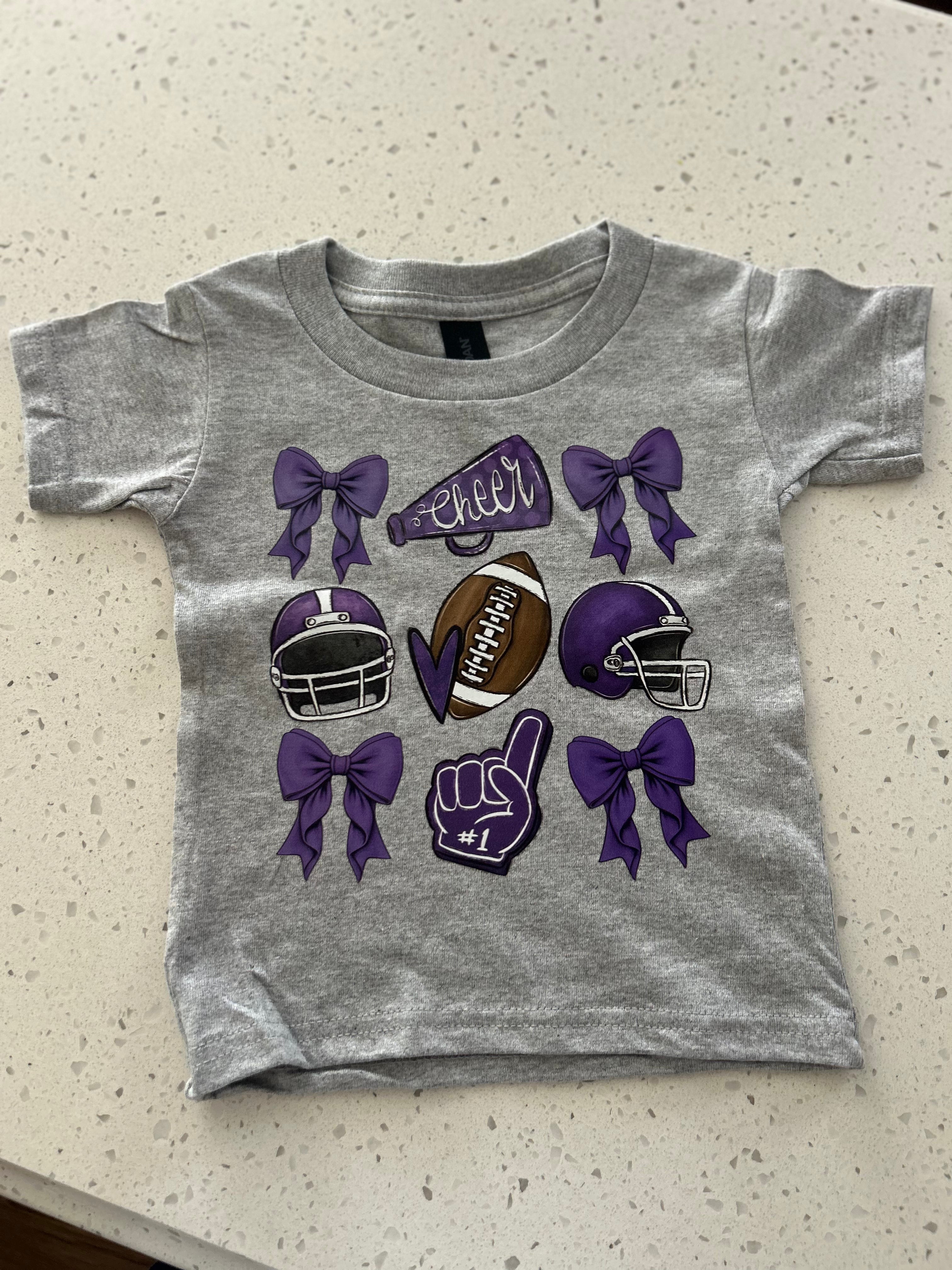 Football School Spirit - purple (toddler)
